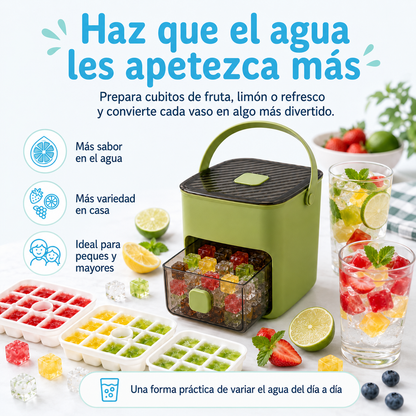 Cubitera con Depósito y Fácil Extracción