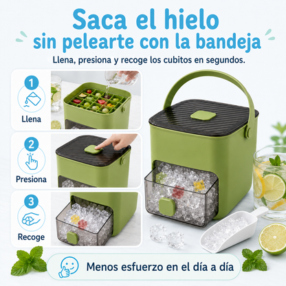 Cubitera con Depósito y Fácil Extracción